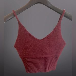 Knit Crop Cami | Sugarcloth